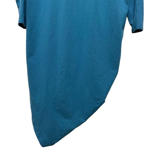 Universal Standard Geneva Midi Dress 2XS 6-8 Teal Long Sleeve‎ V-Neck Asymmetric - Picture 8 of 10